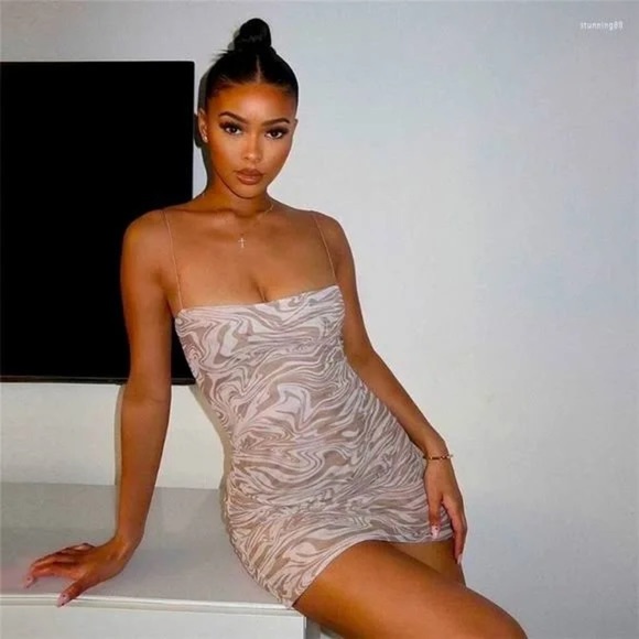 Meshki Mia mesh mini dress - Picture 2 of 6